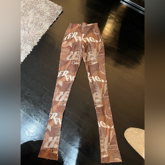 matching chocolate brown printed set - Picture 5 of 10